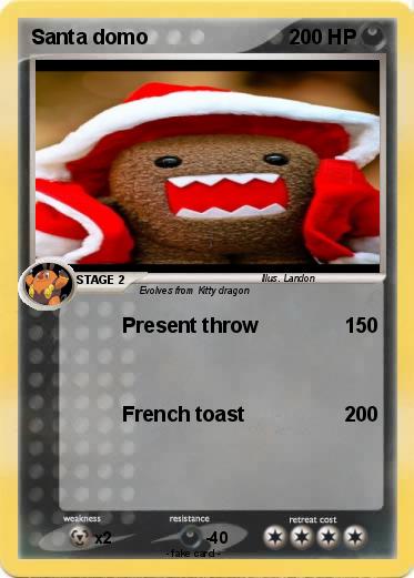 Pokemon Santa domo