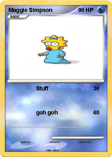 Pokemon Maggie Simpson
