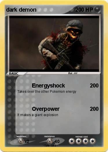 Pokemon dark demon