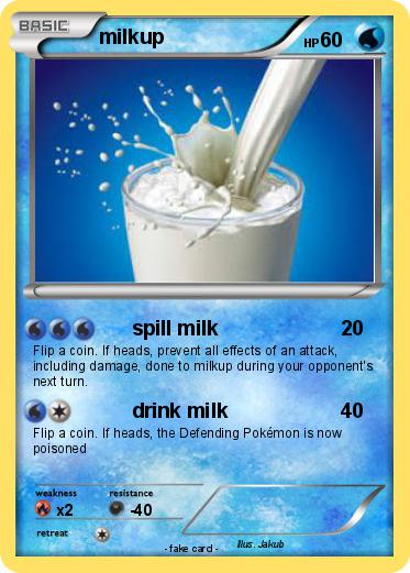Pokemon milkup