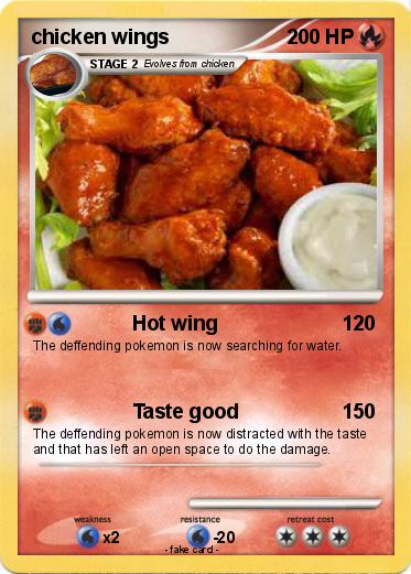 Pokemon chicken wings