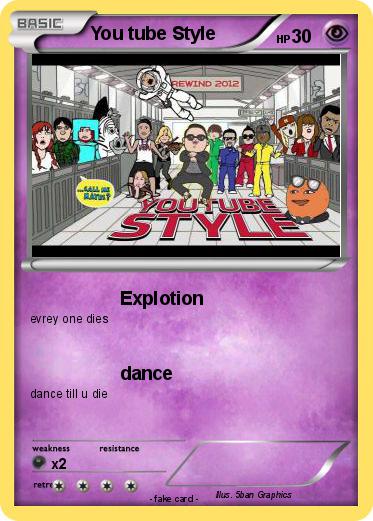 Pokemon You tube Style