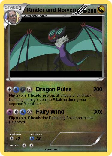 Pokemon Kinder and Noivern