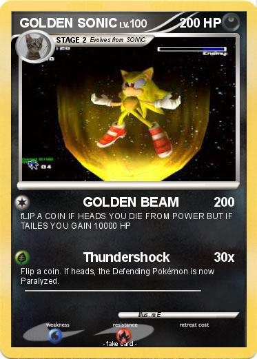 Pokemon GOLDEN SONIC