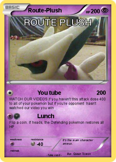 Pokemon Route-Plush