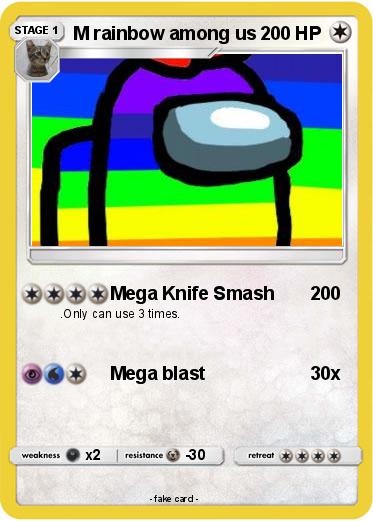 Pokemon M rainbow among us