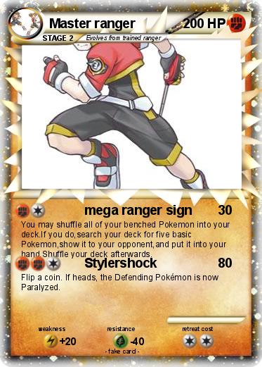 Pokemon Master ranger