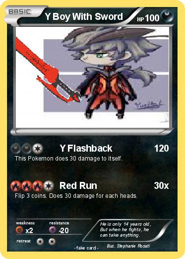Pokemon Y Boy With Sword