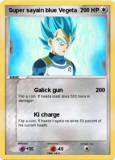 Pokemon Super sayain blue Vegeta