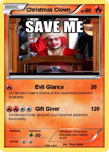 Pokemon Christmas Clown