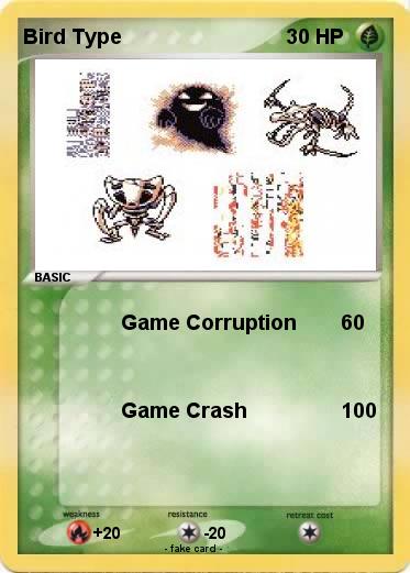 Pokemon Bird Type