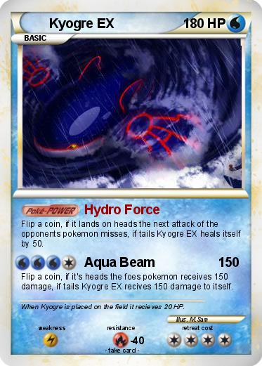 Pokemon Kyogre EX