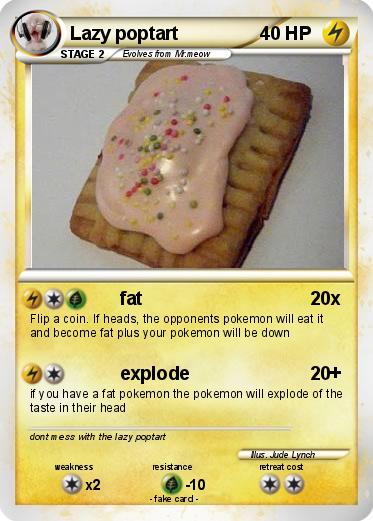 Pokemon Lazy poptart