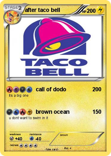 Pokemon after taco bell