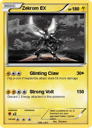 Pokemon Zekrom EX