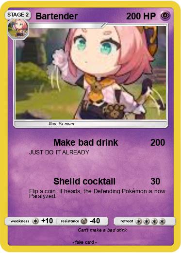 Pokemon Bartender