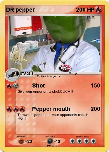 Pokemon DR pepper