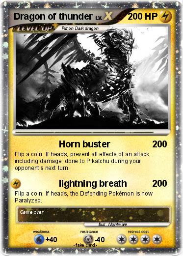 Pokemon Dragon of thunder