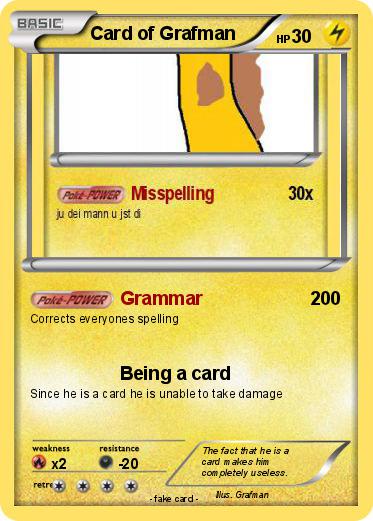 Pokemon Card of Grafman