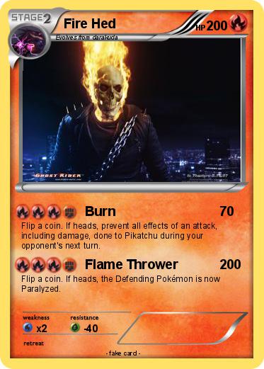 Pokemon Fire Hed