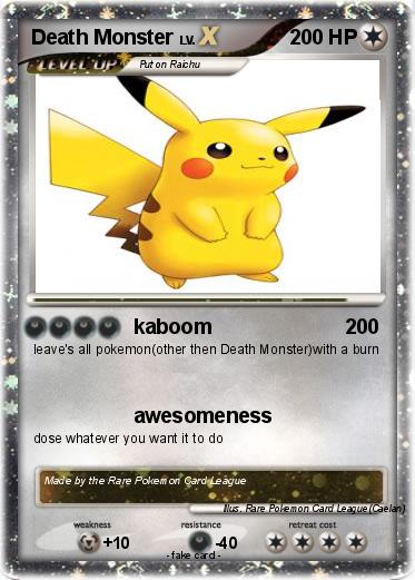 Pokemon Death Monster