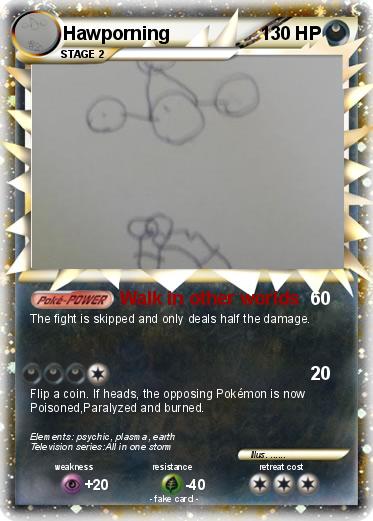 Pokemon Hawporning