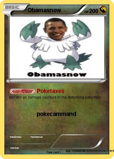 Pokemon Obamasnow