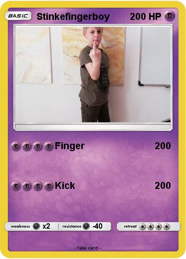 Pokemon Stinkefingerboy