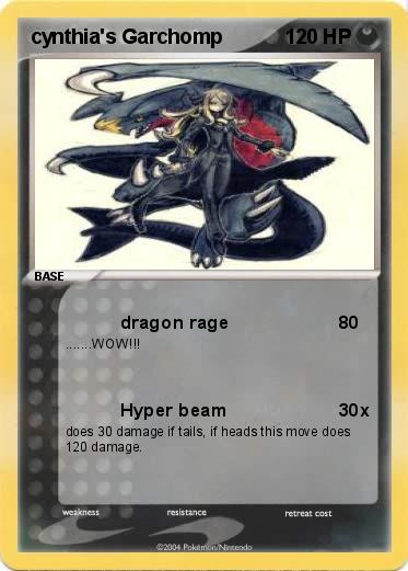 Pokemon cynthia's Garchomp
