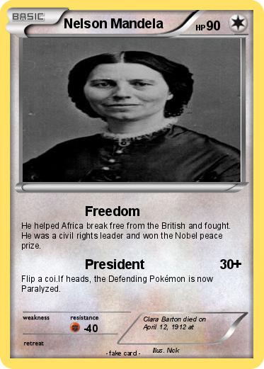 Pokemon Nelson Mandela