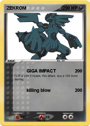 Pokemon ZEKROM