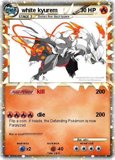 Pokemon white kyurem