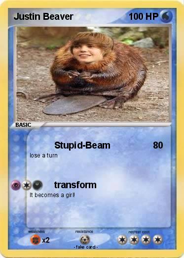 Pokemon Justin Beaver