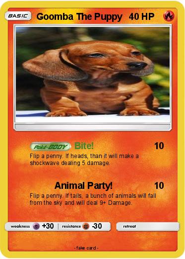 Pokemon Goomba The Puppy