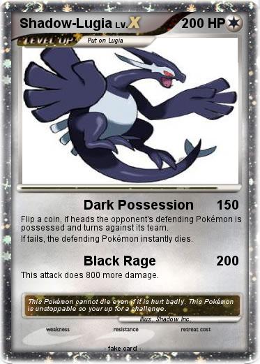 Pokemon Shadow-Lugia