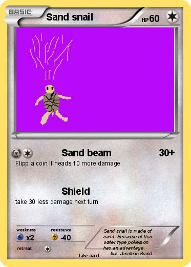 Pokemon Sand snail