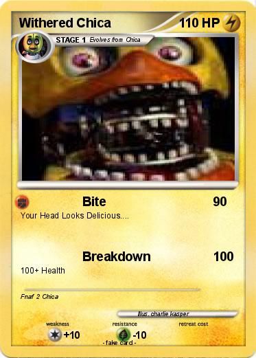 Pokemon Withered Chica