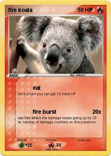 Pokemon fire koala