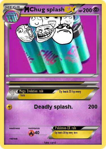 Pokemon Chug splash