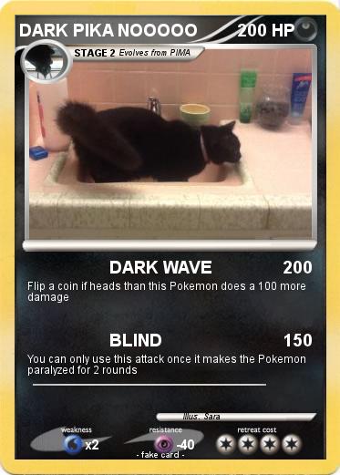 Pokemon DARK PIKA NOOOOO