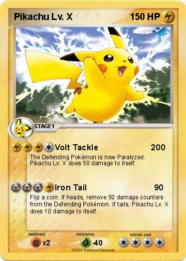 Pokemon Pikachu Lv. X