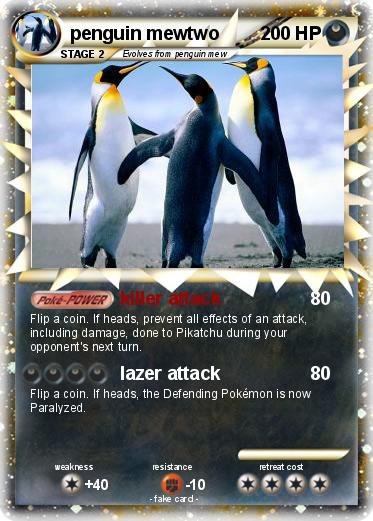 Pokemon penguin mewtwo
