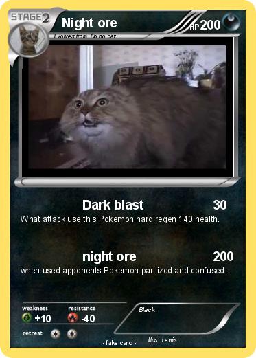 Pokemon Night ore