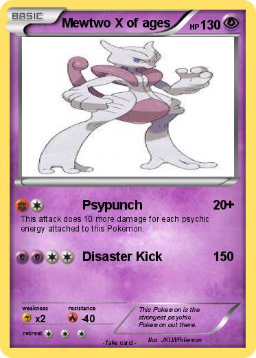 Pokemon Mewtwo X of ages
