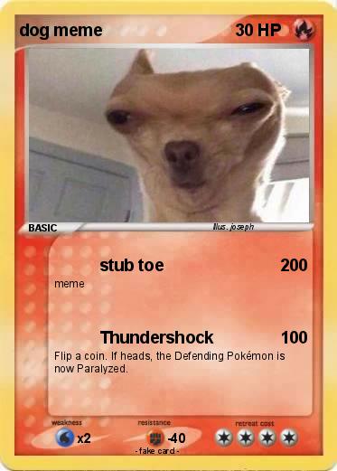 Pokemon dog meme