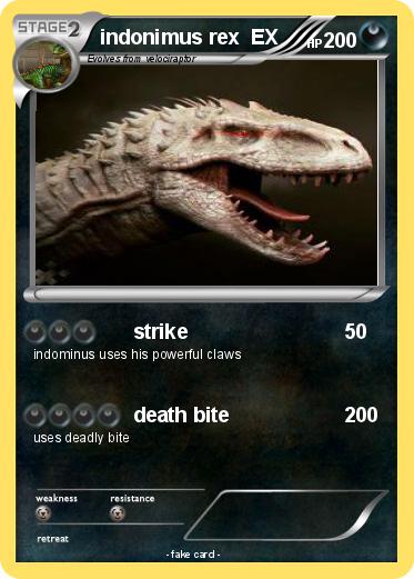 Pokemon indonimus rex  EX