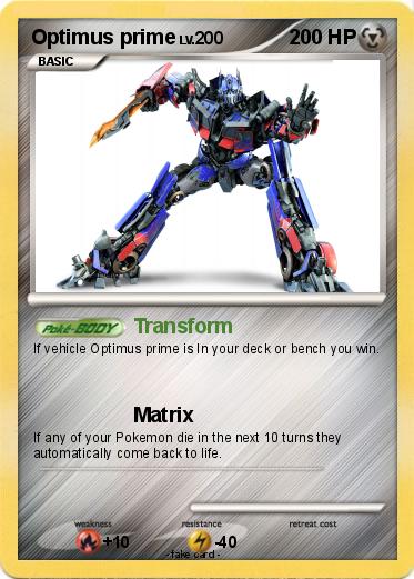 Pokemon Optimus prime