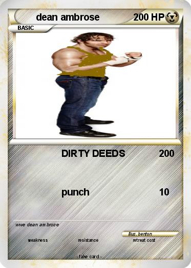 Pokemon dean ambrose