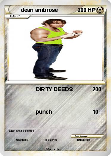Pokemon dean ambrose