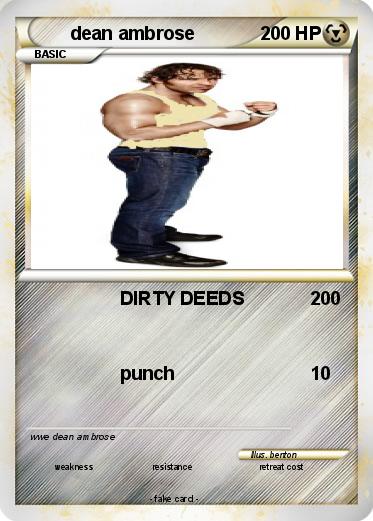 Pokemon dean ambrose